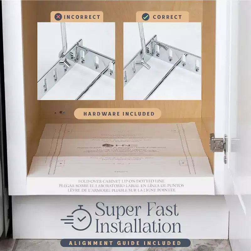 Pull-Out Under Cabinet Trash Can Frames