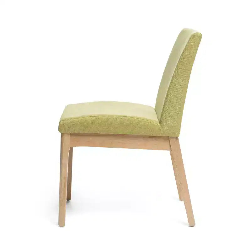Hampton Mid-Century Modern Fabric Upholstered Armless Dining Chairs (Set of 2)