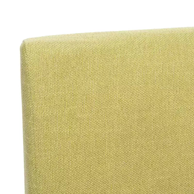 Hampton Mid-Century Modern Fabric Upholstered Armless Dining Chairs (Set of 2)