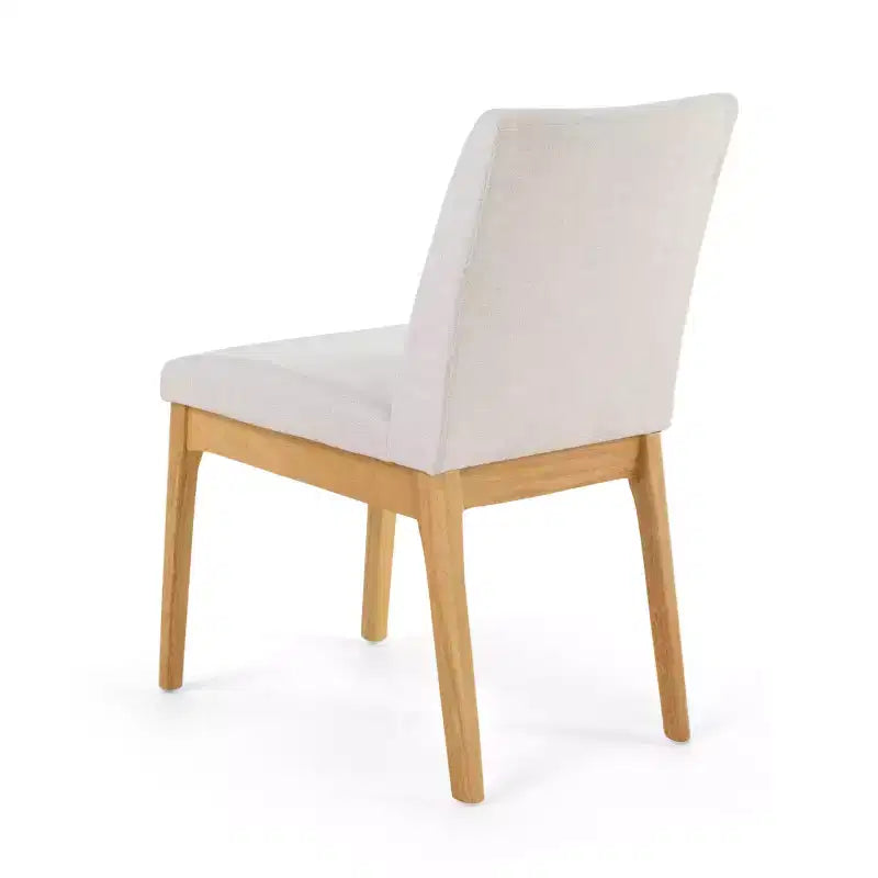 Hampton Mid-Century Modern Fabric Upholstered Armless Dining Chairs (Set of 2)