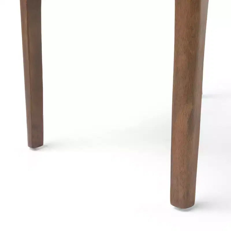 Hampton Mid-Century Modern Fabric Upholstered Armless Dining Chairs (Set of 2)