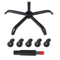 VEVOR Office Chair Base Replacement, 28, 2500 lbs Static Load Capacity, Heavy Duty Universal Computer Desk Chair Stool Base Part, Black