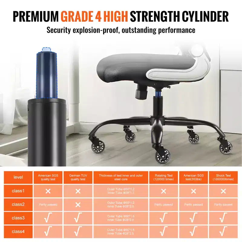 Office Chair Base Replacement, 28, 2500 lbs Static Load Capacity, Heavy Duty Universal Computer Desk Chair Stool Base Part, Black