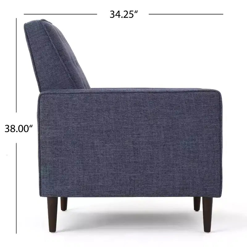 Mason Mid-Century Modern Tufted Pushback Recliners