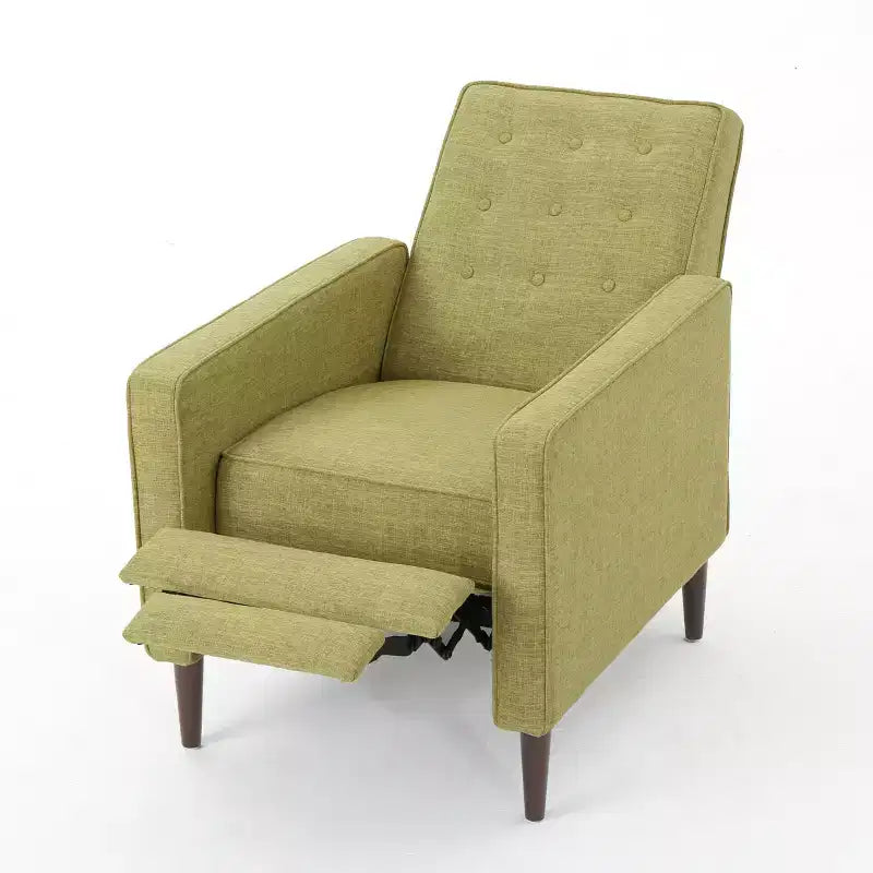 Mason Mid-Century Modern Tufted Pushback Recliners
