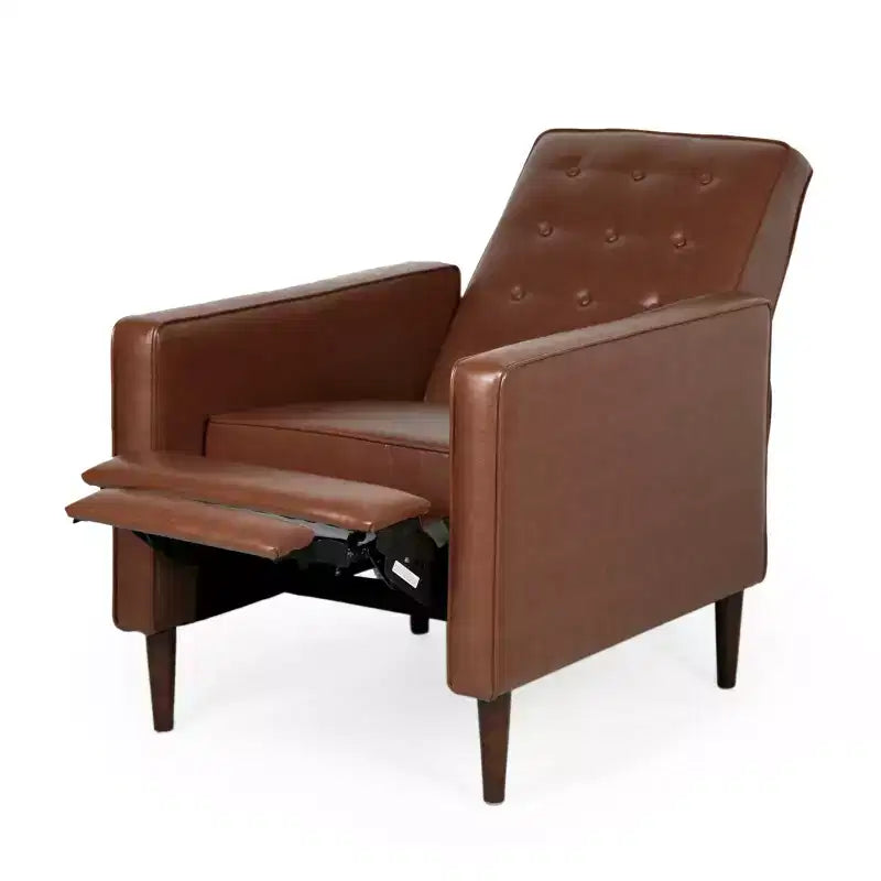 Mason Mid-Century Modern Tufted Pushback Recliners