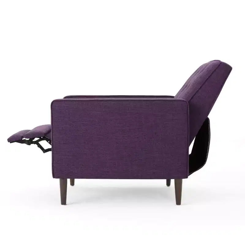 Mason Mid-Century Modern Tufted Pushback Recliners