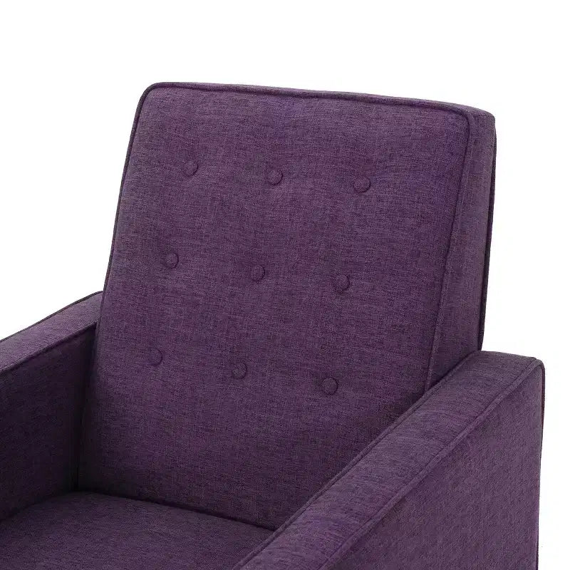 Mason Mid-Century Modern Tufted Pushback Recliners