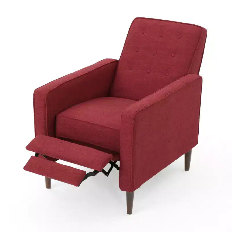Mason Mid-Century Modern Tufted Pushback Recliners
