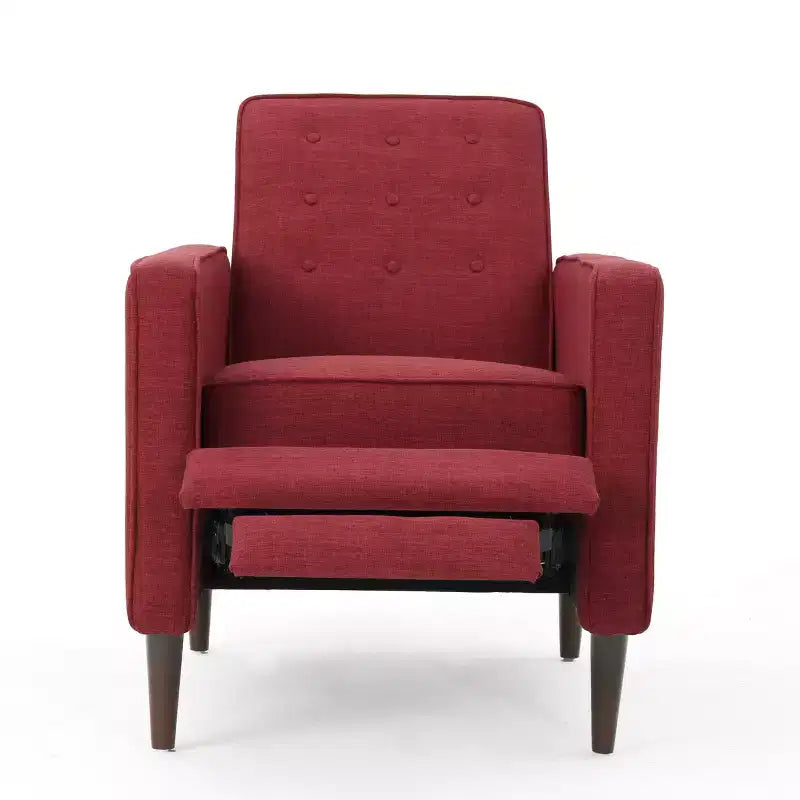 Mason Mid-Century Modern Tufted Pushback Recliners