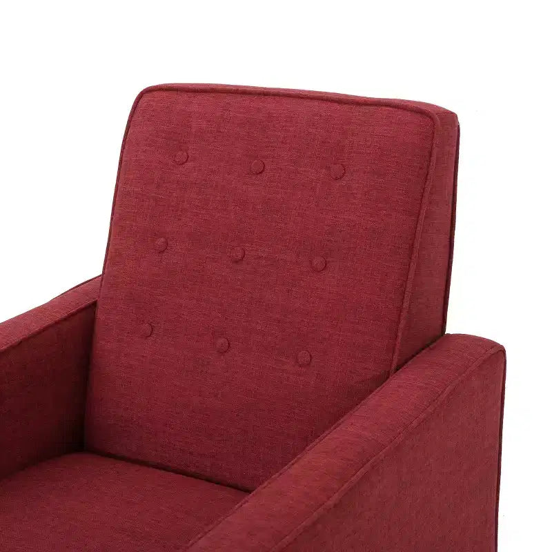 Mason Mid-Century Modern Tufted Pushback Recliners