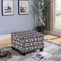 Geometric Star Storage Ottoman - Ore International