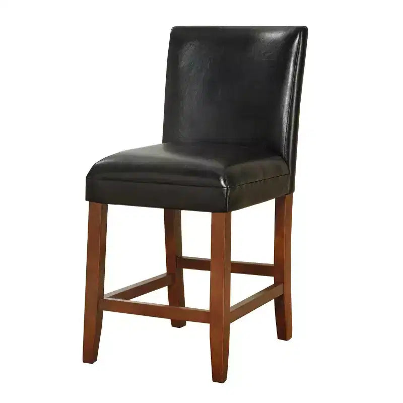 24 Faux Leather Luxury Counter Height Barstool